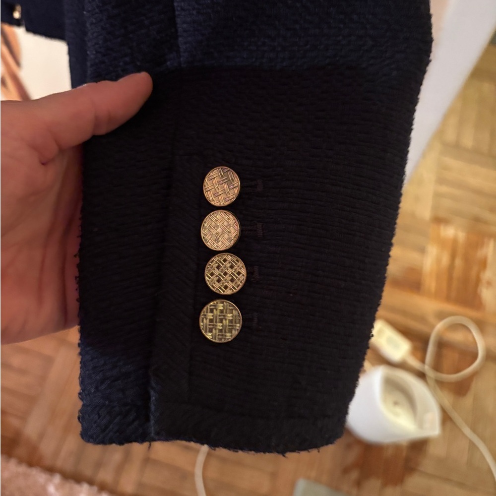 Talbots lined navy jacket - Picture 3 of 3